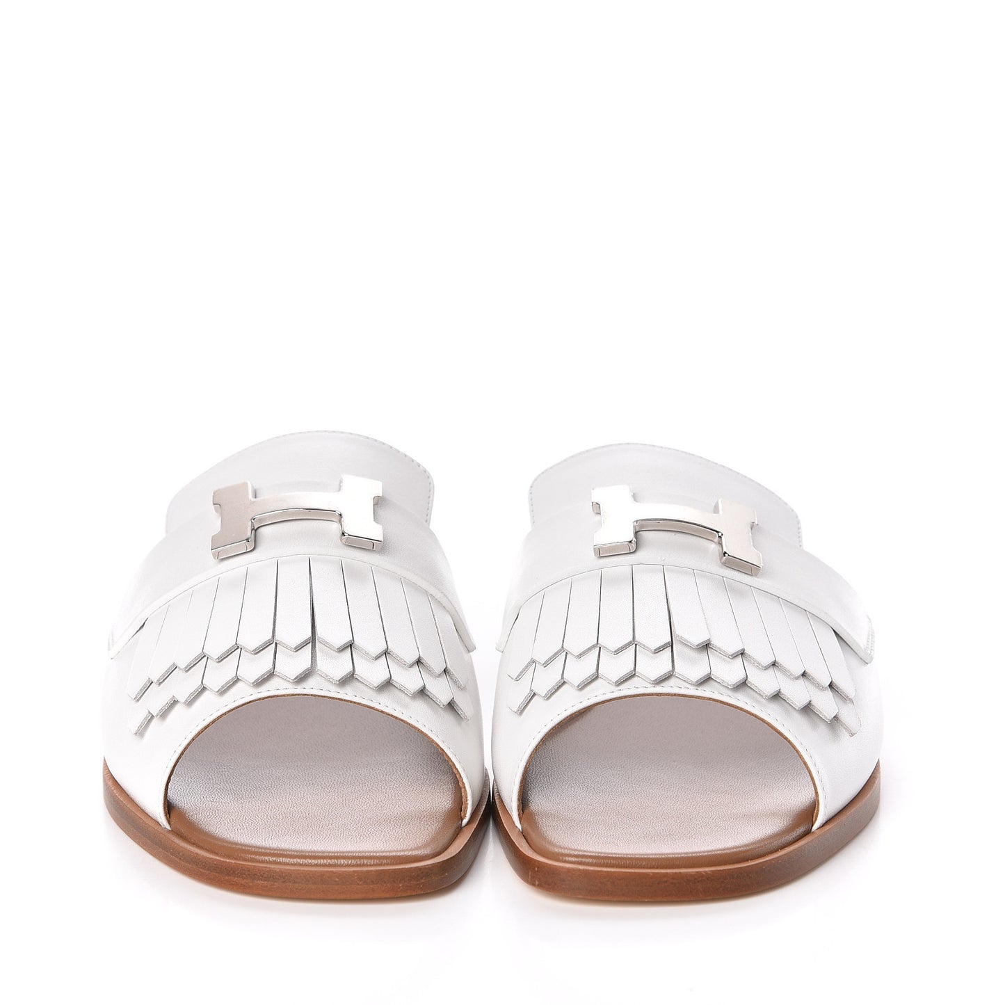 Calfskin Auteuil Sandals 37 White