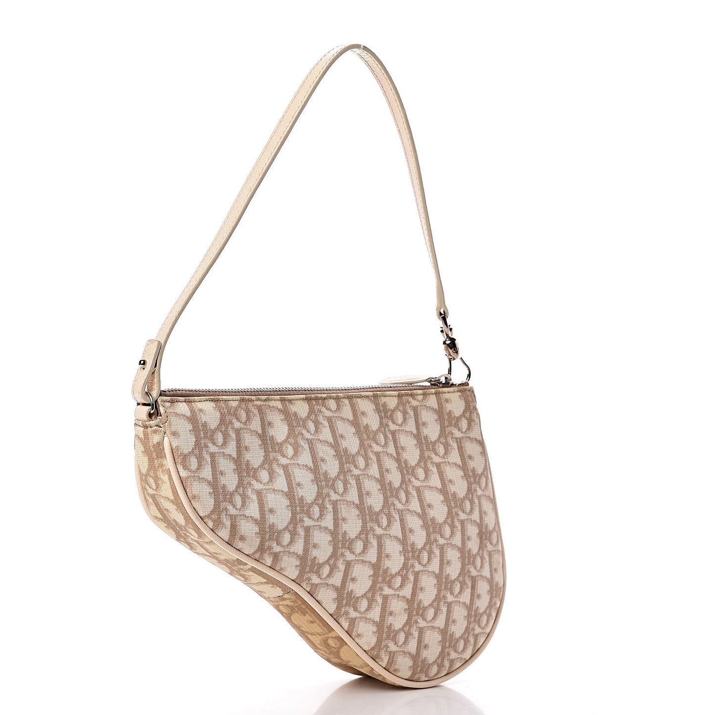 Monogram Vintage Flowers Mini Saddle Bag Beige