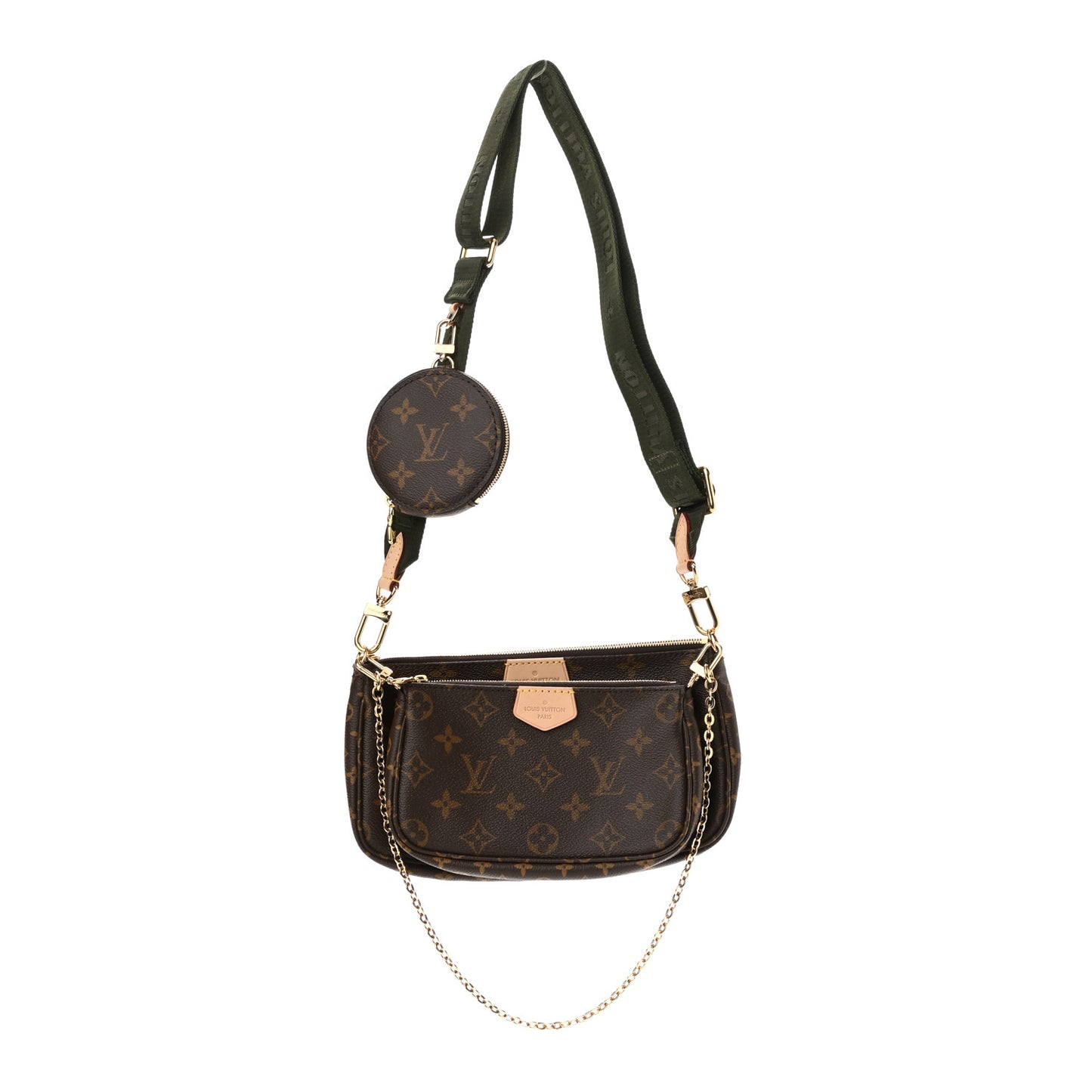 Monogram Multi Pochette Accessories Kaki