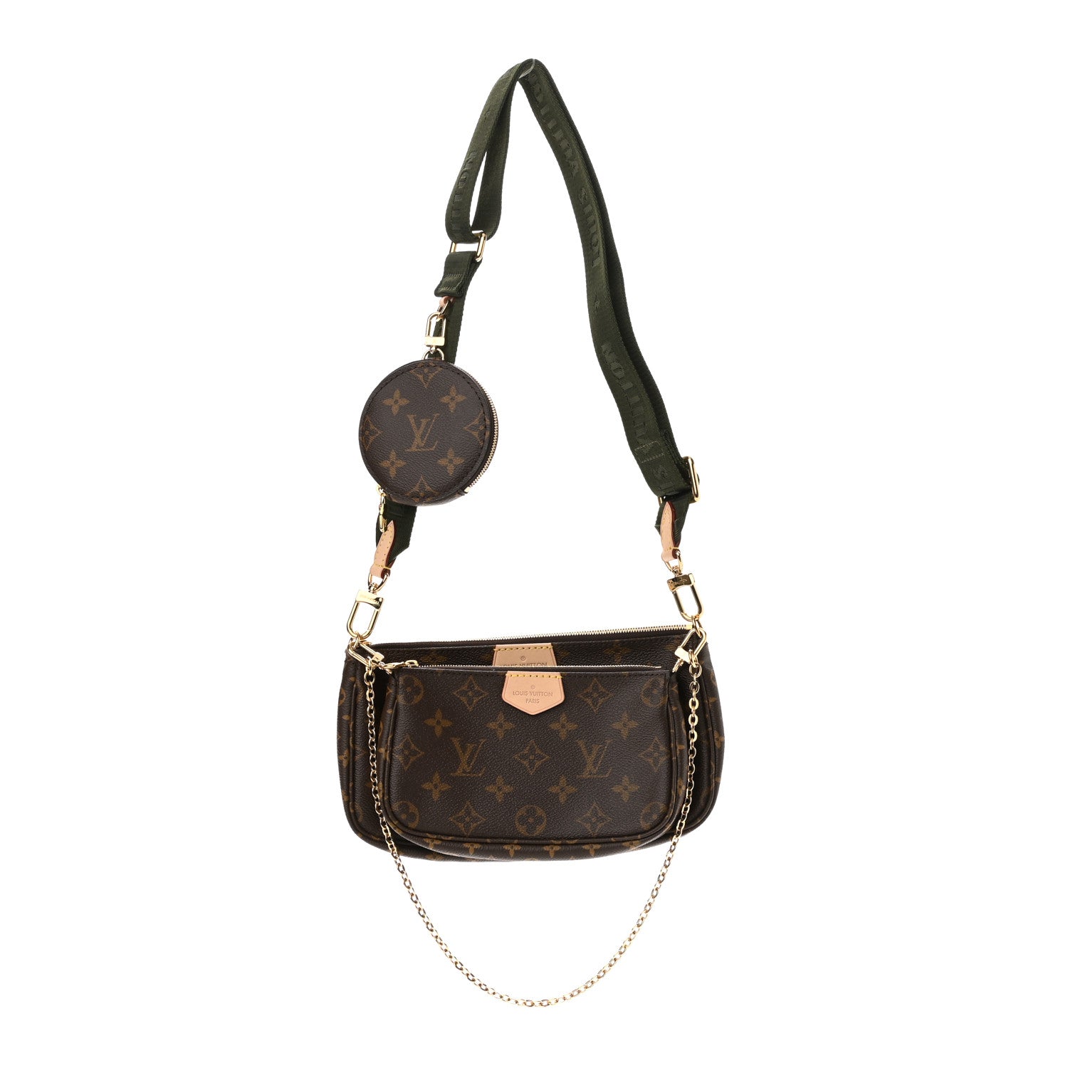 Louis Vuitton Monogram Multi Pochette Accessories Kaki 1 of 14