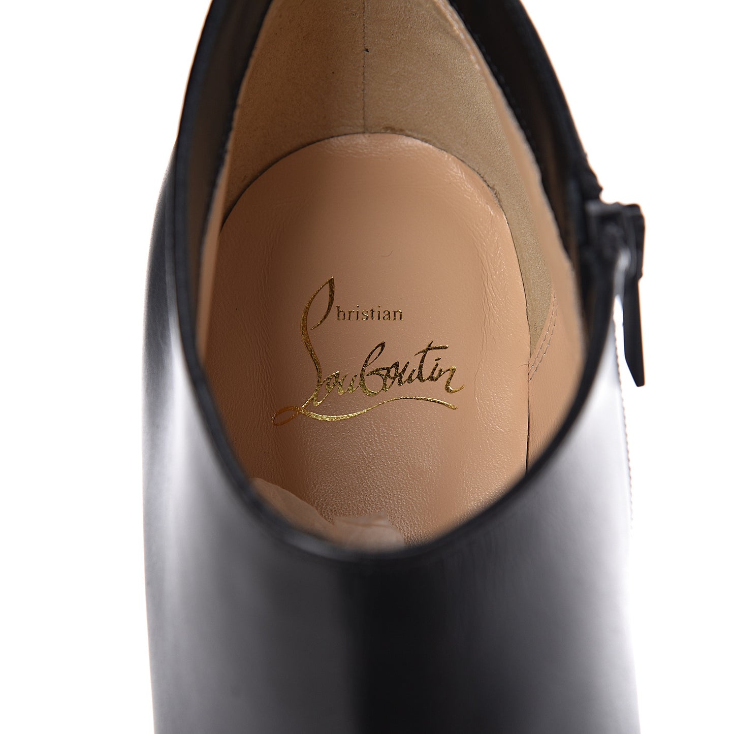 Calfskin Gorgona 85 Ankle Boots 40 Black