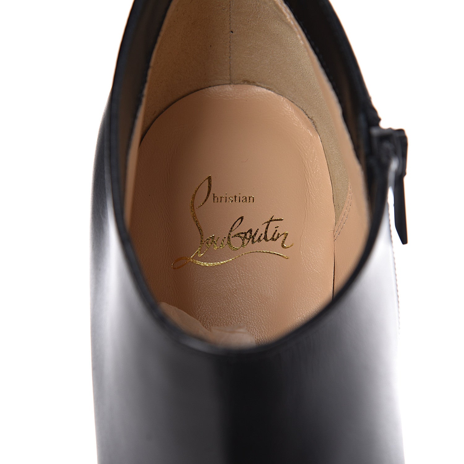 Christian Louboutin Calfskin Gorgona 85 Ankle Boots 40 Black 7 of 8