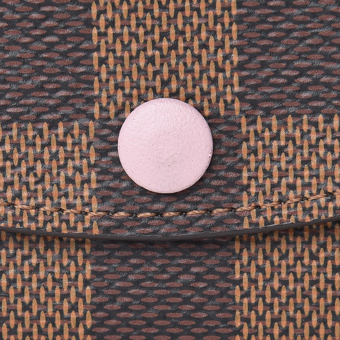 Damier Ebene Rosalie Coin Purse Rose Ballerine