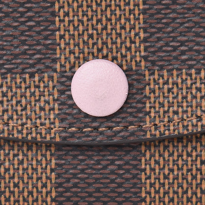 Louis Vuitton Damier Ebene Rosalie Coin Purse Rose Ballerine 8 of 8