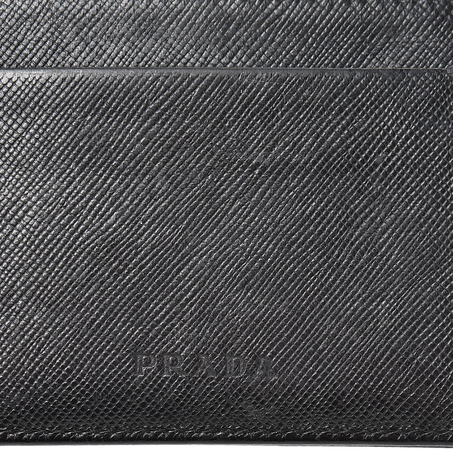 Saffiano Card Case Black