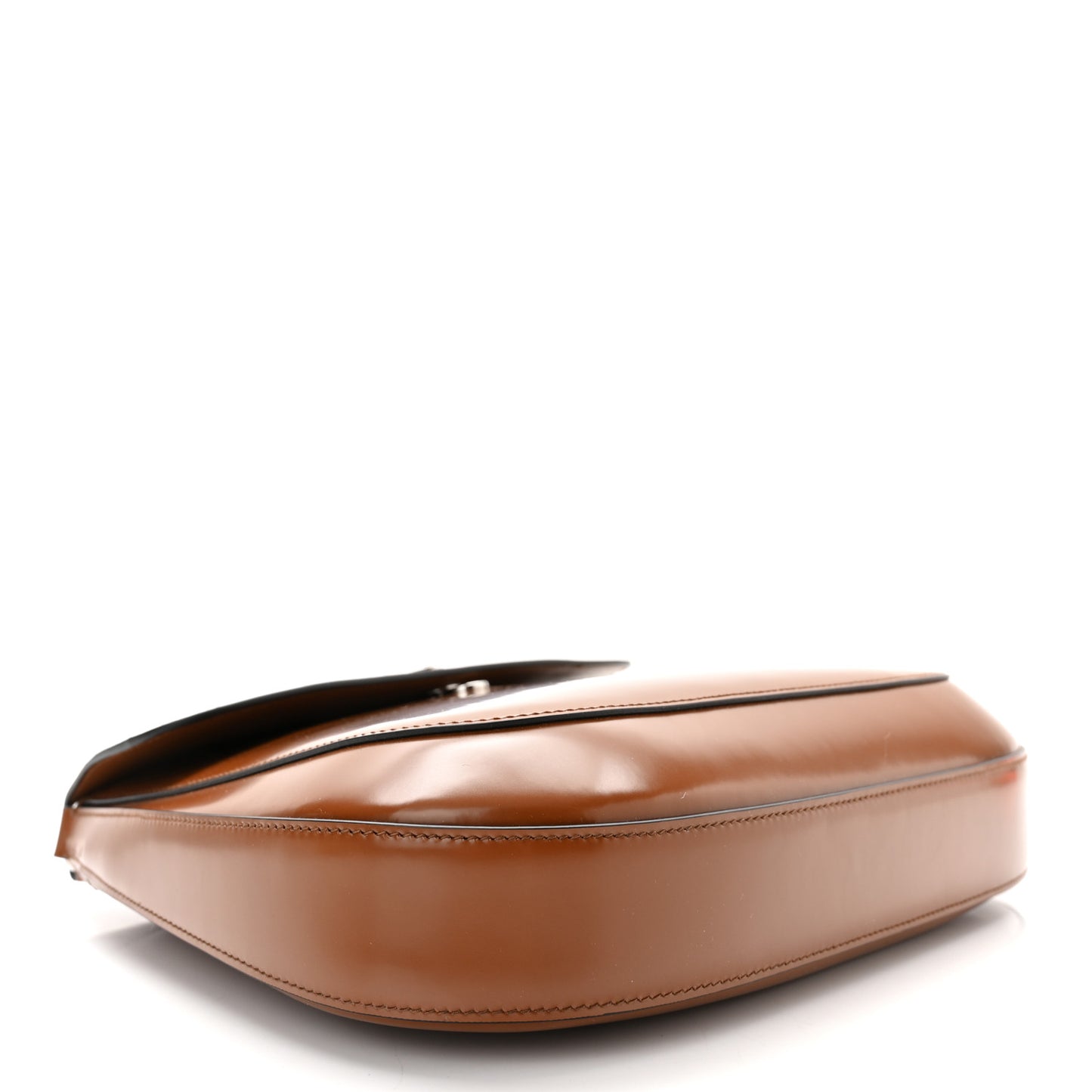 Spazzolato Cleo Flap Adjustable Strap Shoulder Bag Tobacco