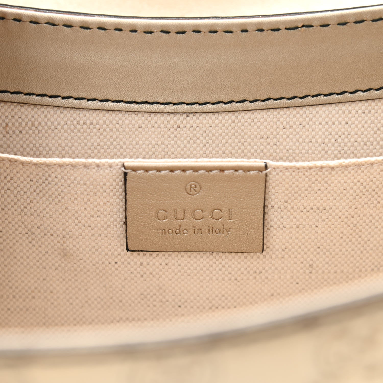 Gucci Guccissima Medium Emily Chain Shoulder Bag Gold 6 of 10