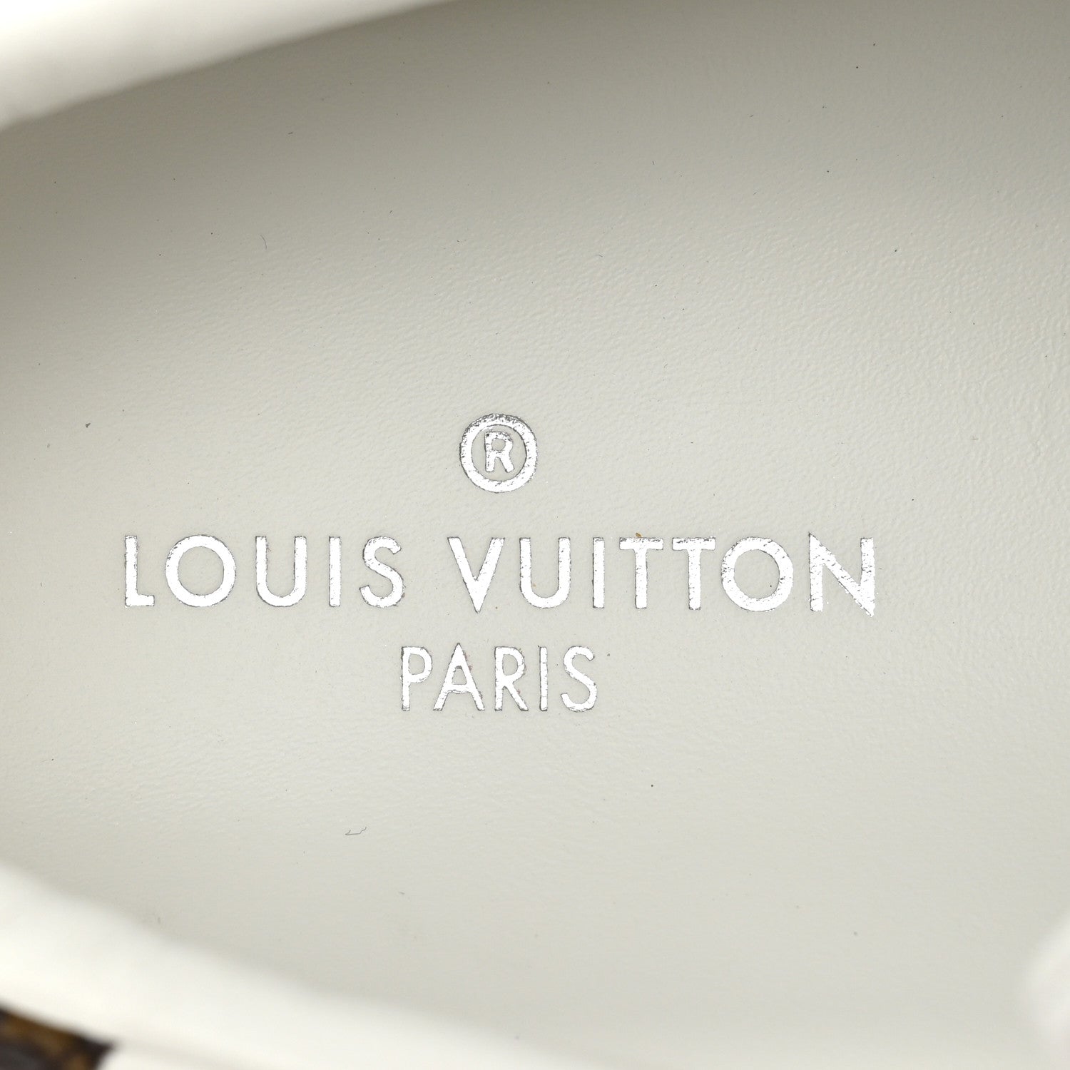Louis Vuitton Lambskin Embossed Monogram Time Out Sneakers 38 White 9 of 11