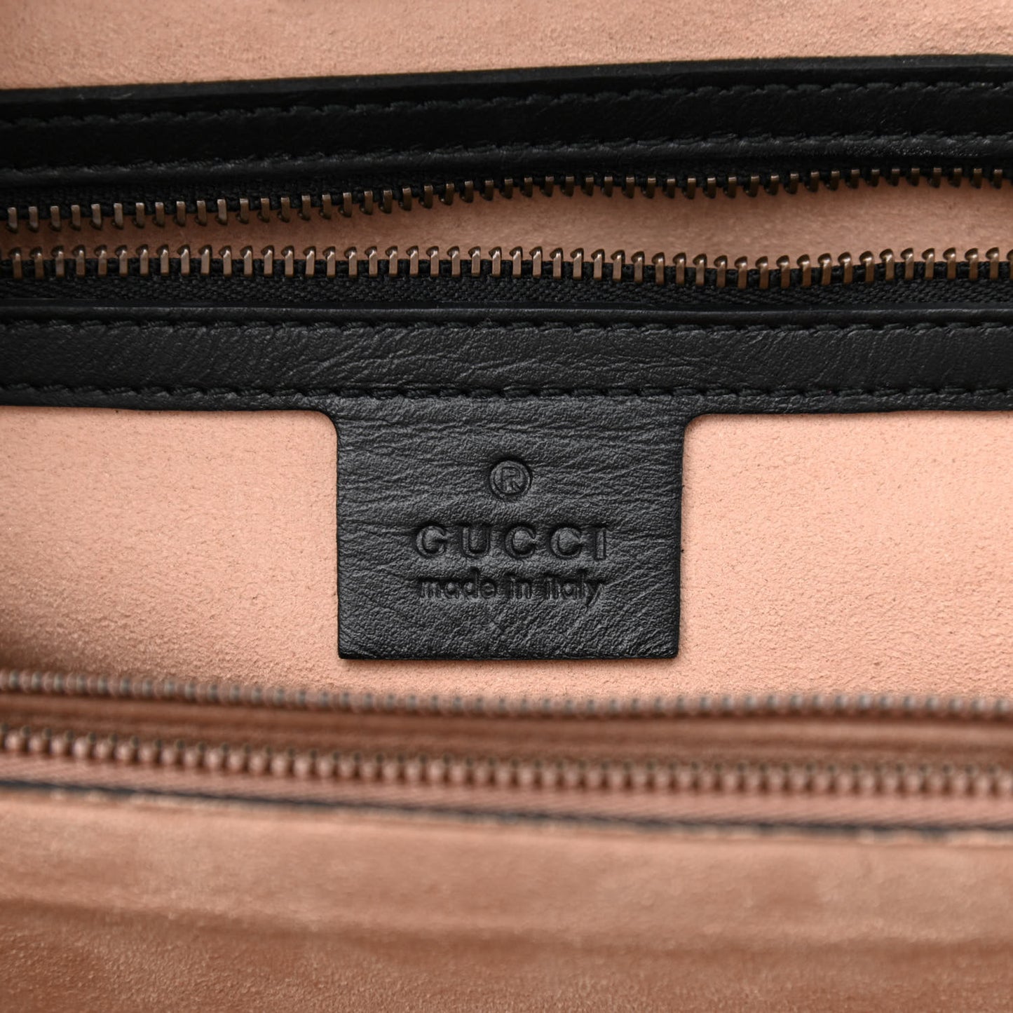 Calfskin Matelasse Studded Medium GG Marmont Tote Black