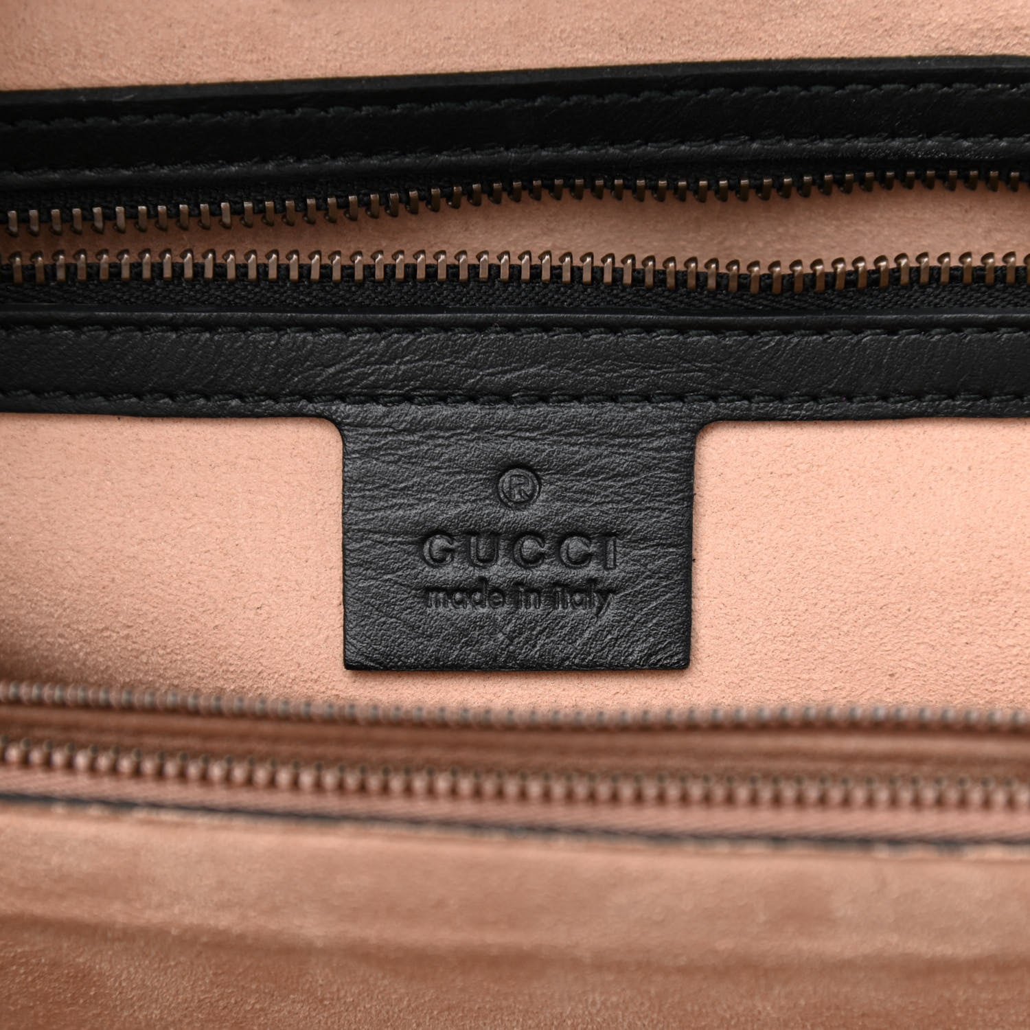 Gucci Calfskin Matelasse Studded Medium GG Marmont Tote Black 6 of 8