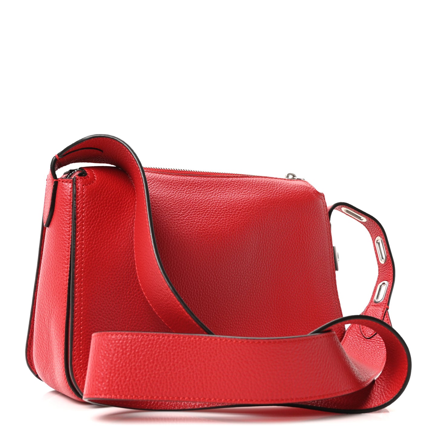 Small Classic Grain Billie Crossbody Bag Red