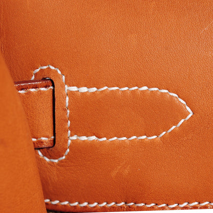Hermes Toile Natural Barenia Flag Birkin 35 13 of 30