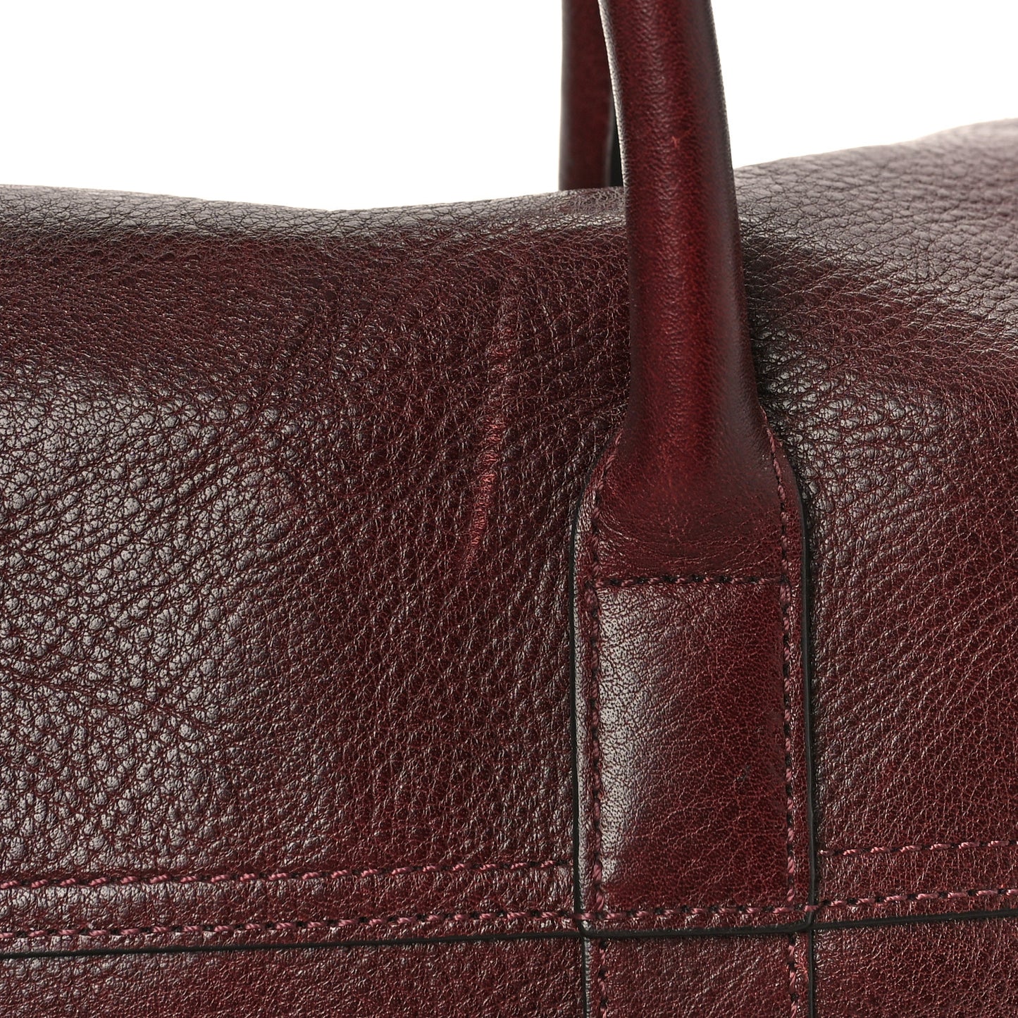 Soft Grain Calfskin Small Bayswater Oxblood