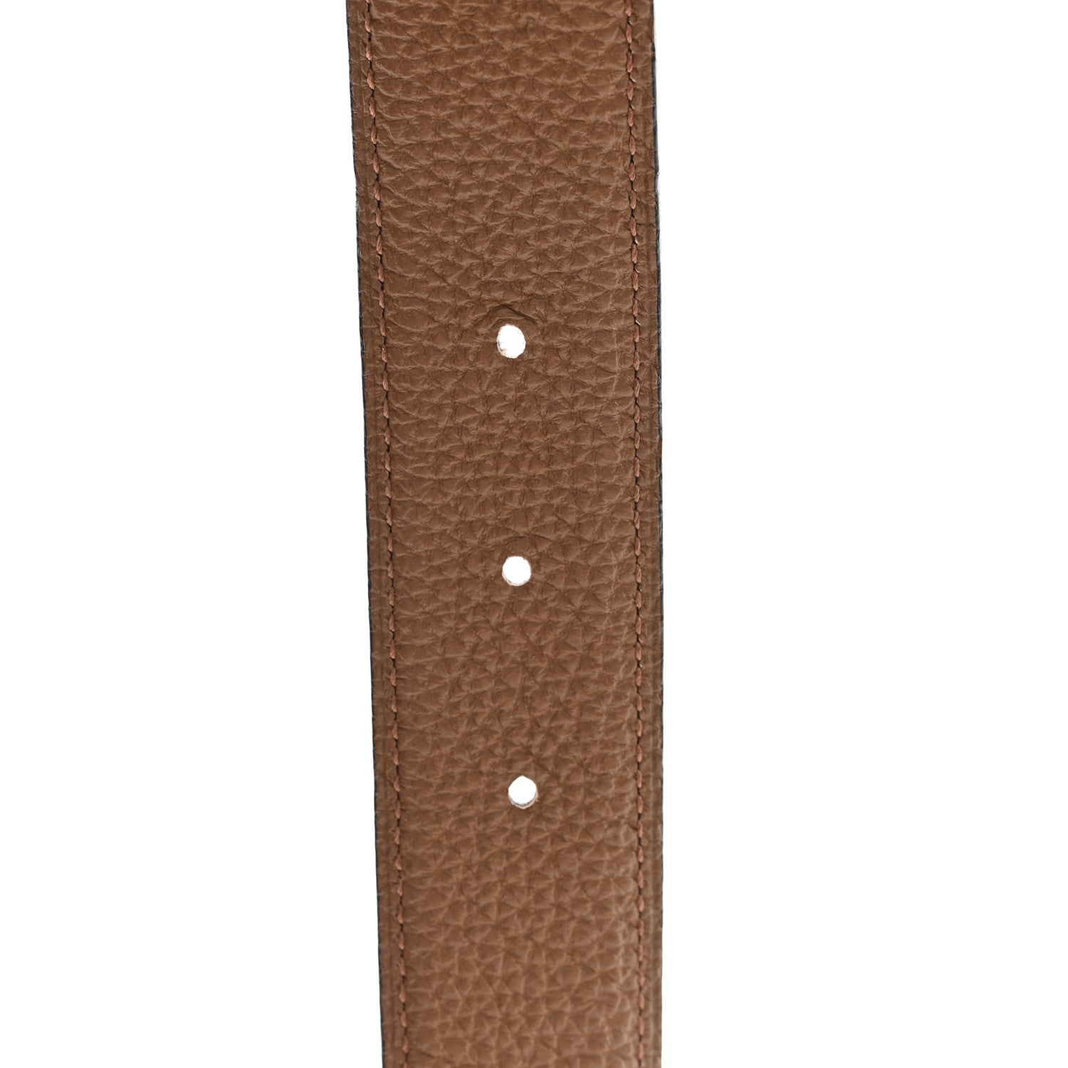 Hermes Box Togo 32mm Belt Strap 105 42 Black  Alezan 4 of 4