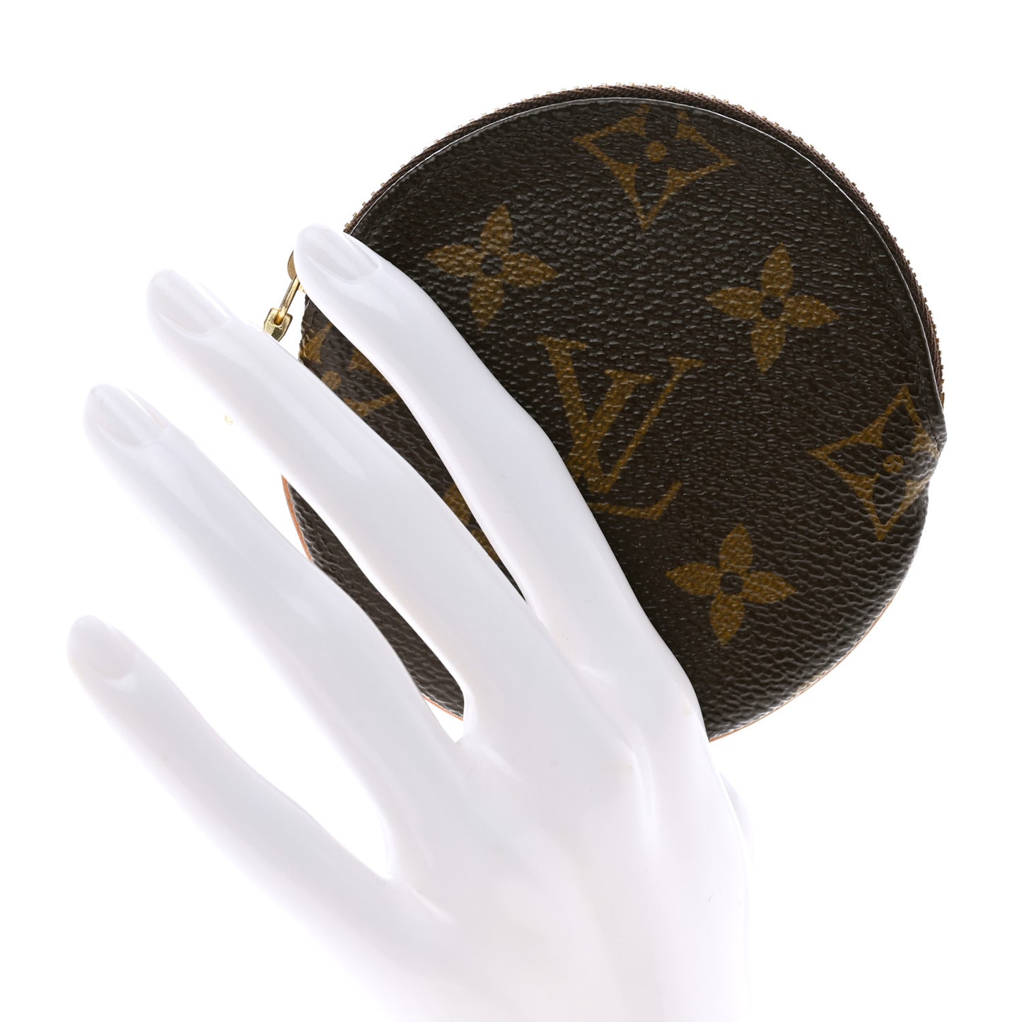 Monogram Round Coin Purse