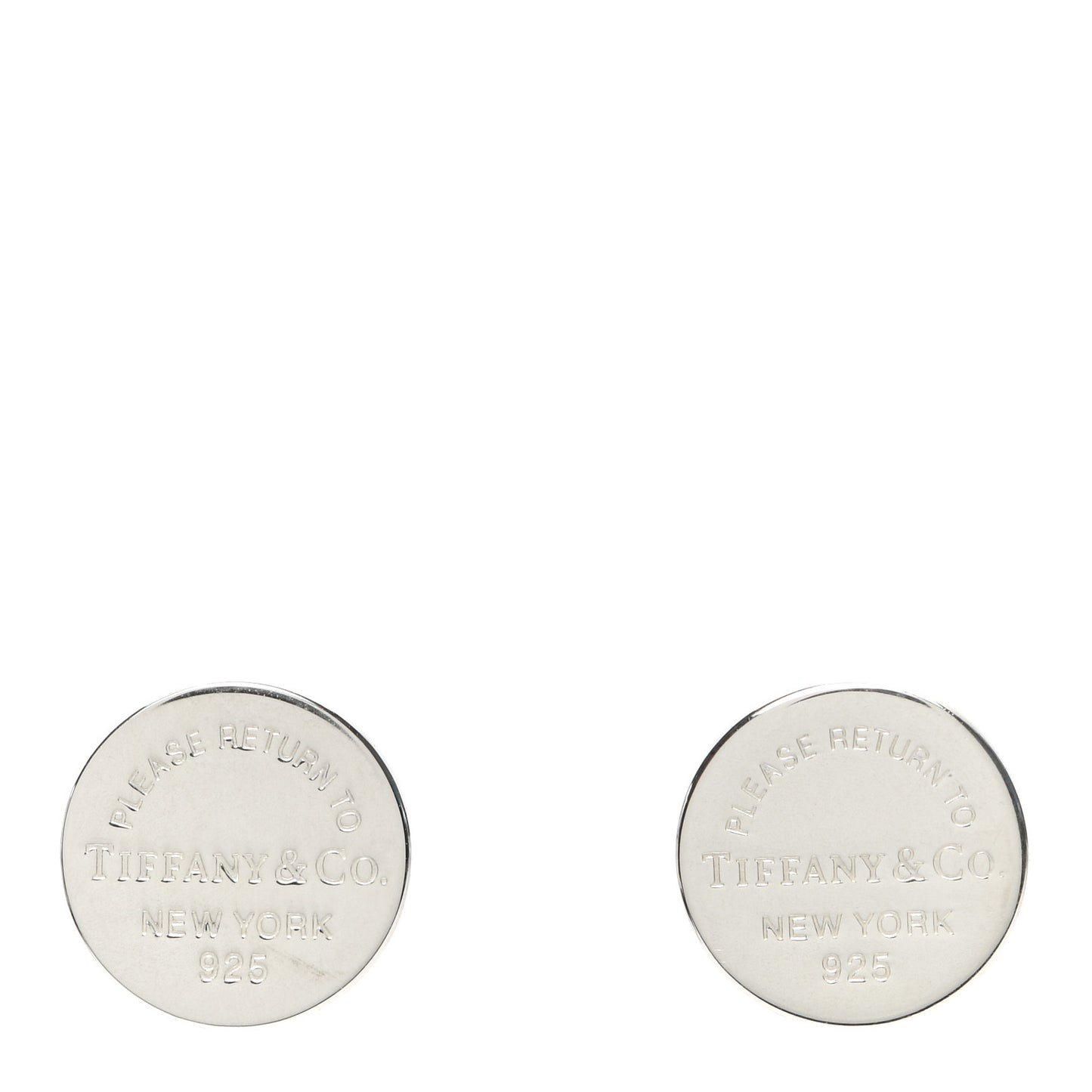 Sterling Silver Return To Tiffany Circle Stud Earrings