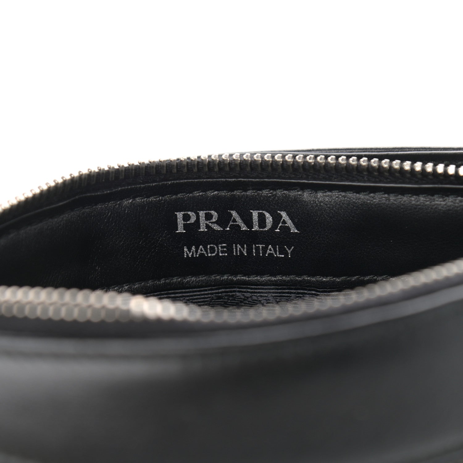 Prada Soft Calfskin Impunture Diagramme Belt Bag Black 5 of 9