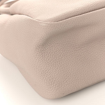 Prada Vitello Daino Soft Small Zippered Top Handle Bag Ninfea 7 of 8