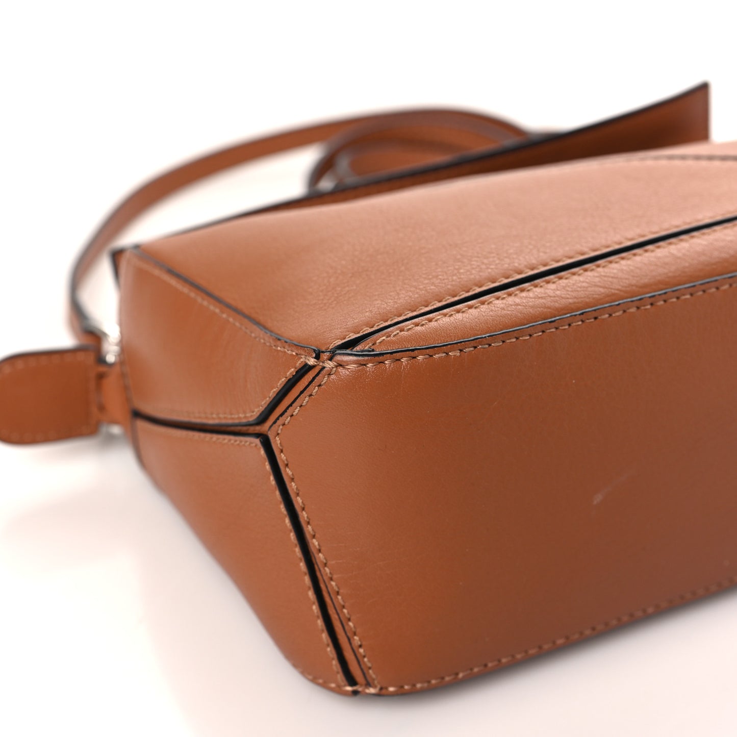 Calfskin Mini Puzzle Bag Tan