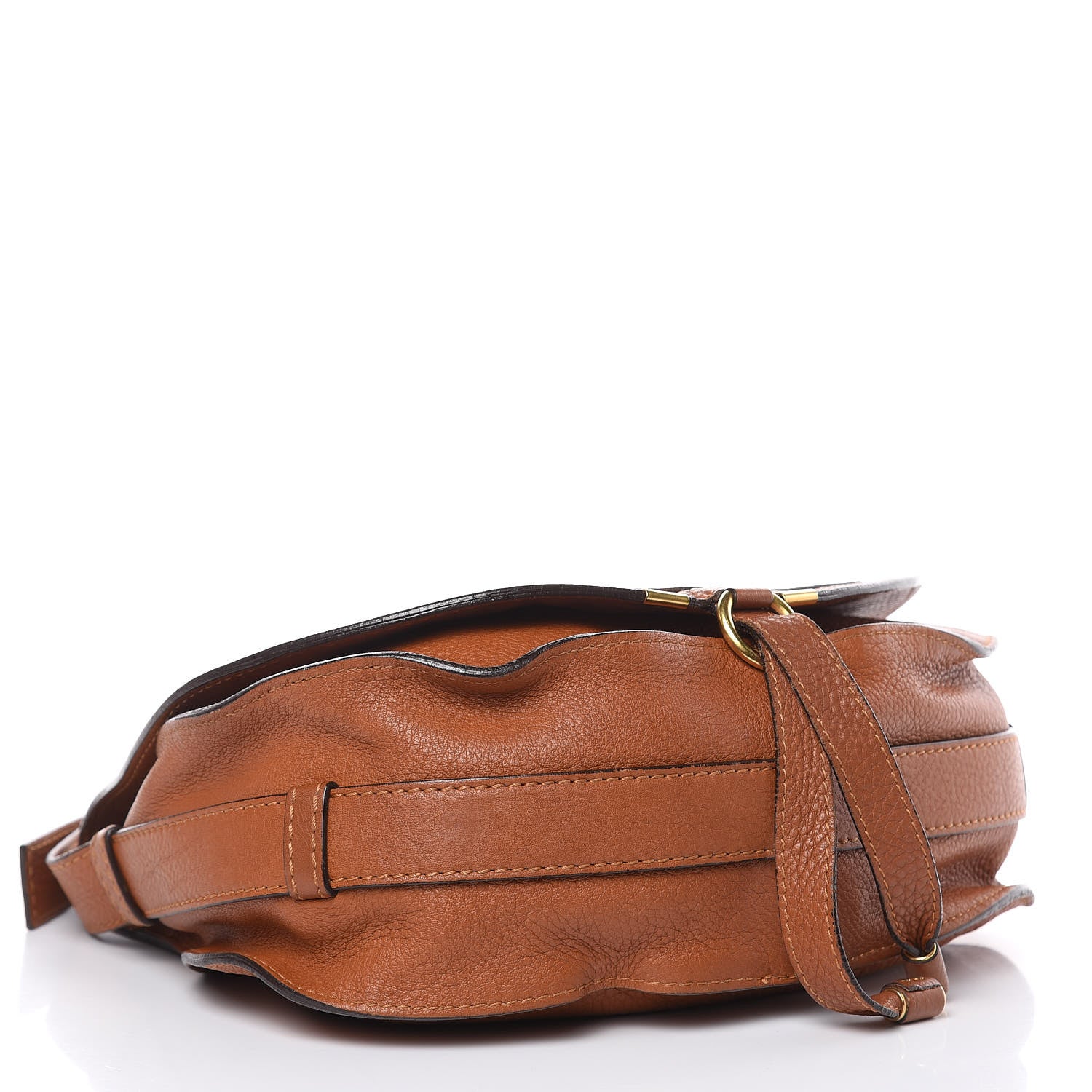 Chloe Calfskin Medium Marcie Round Crossbody Bag Tan 4 of 14