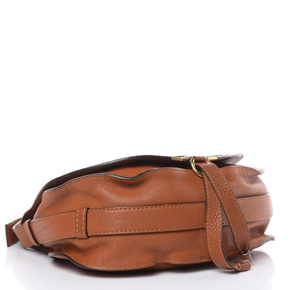 Chloe Calfskin Medium Marcie Round Crossbody Bag Tan 4 of 14