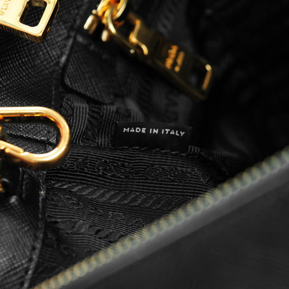 Prada Saffiano Medium Galleria Double Zip Tote Black 7 of 8