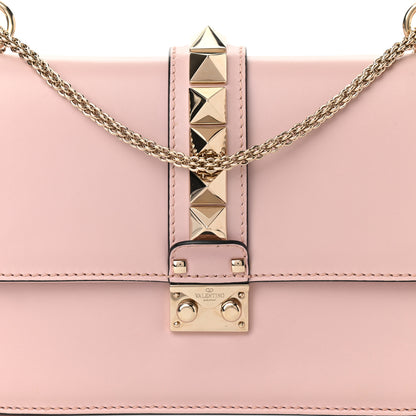 Valentino Garavani Vitello Medium Glam Lock Rockstud Flap Water Rose 7 of 9