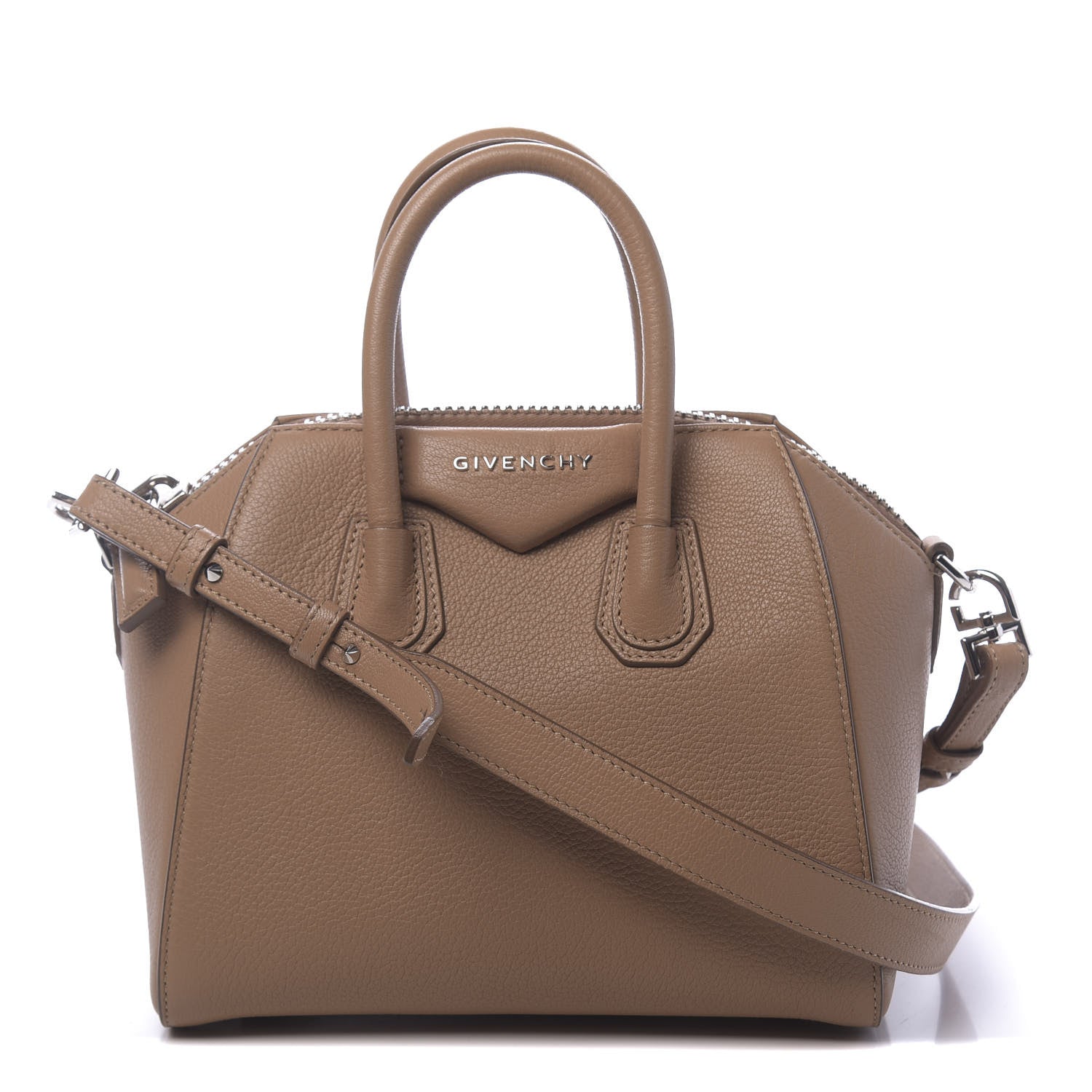 Givenchy Sugar Goatskin Mini Antigona Light Beige 1 of 13