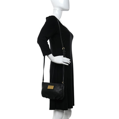 Marc Jacobs Pebbled Calfskin Crossbody Bag Black 2 of 10