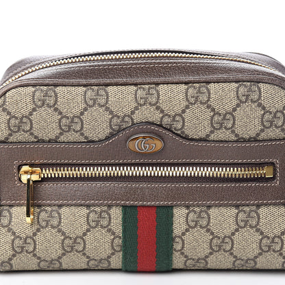 Gucci GG Supreme Monogram Web Small Ophidia Belt Bag 85 34 Dark Brown 12 of 14