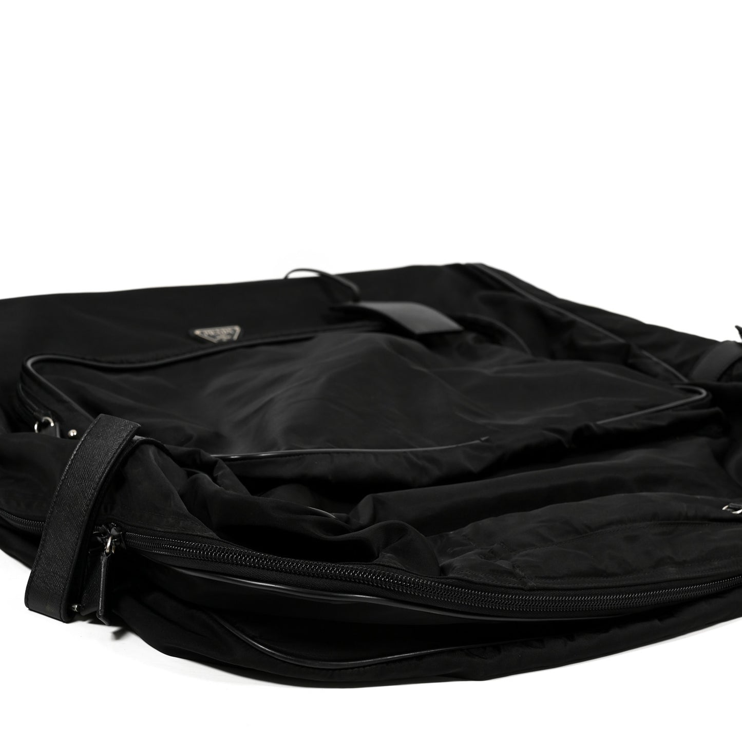 Tessuto Nylon Garment Bag Black
