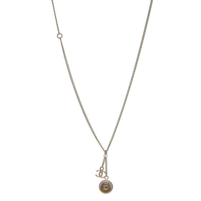 Chanel CC N°5 Necklace Gold 1 of 6