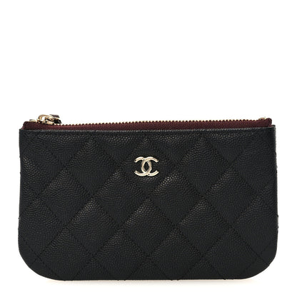 Chanel Caviar Quilted Small Cosmetic Case Black 1 of 9