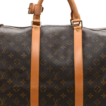 Louis Vuitton Monogram Keepall Bandouliere 55 7 of 9