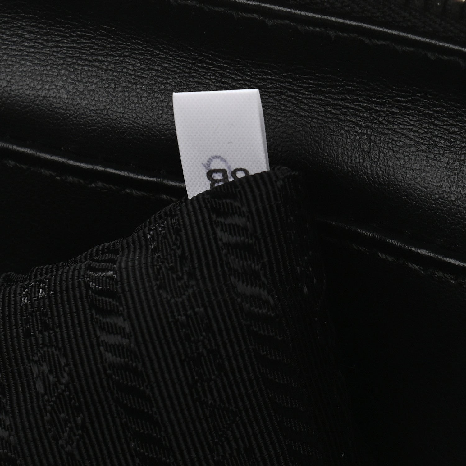 Prada Saffiano Travel Briefcase Black 6 of 8