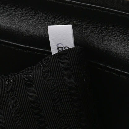 Prada Saffiano Travel Briefcase Black 6 of 8