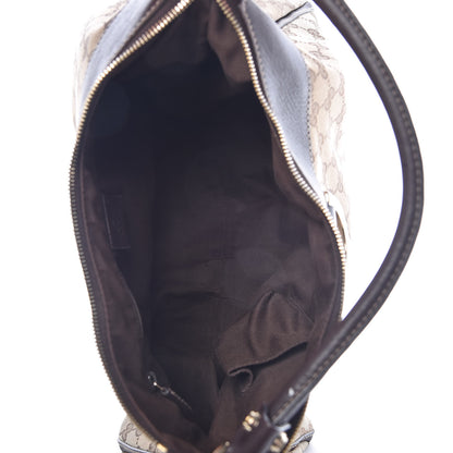 Gucci Monogram Large D Gold Hobo Dark Brown 5 of 23