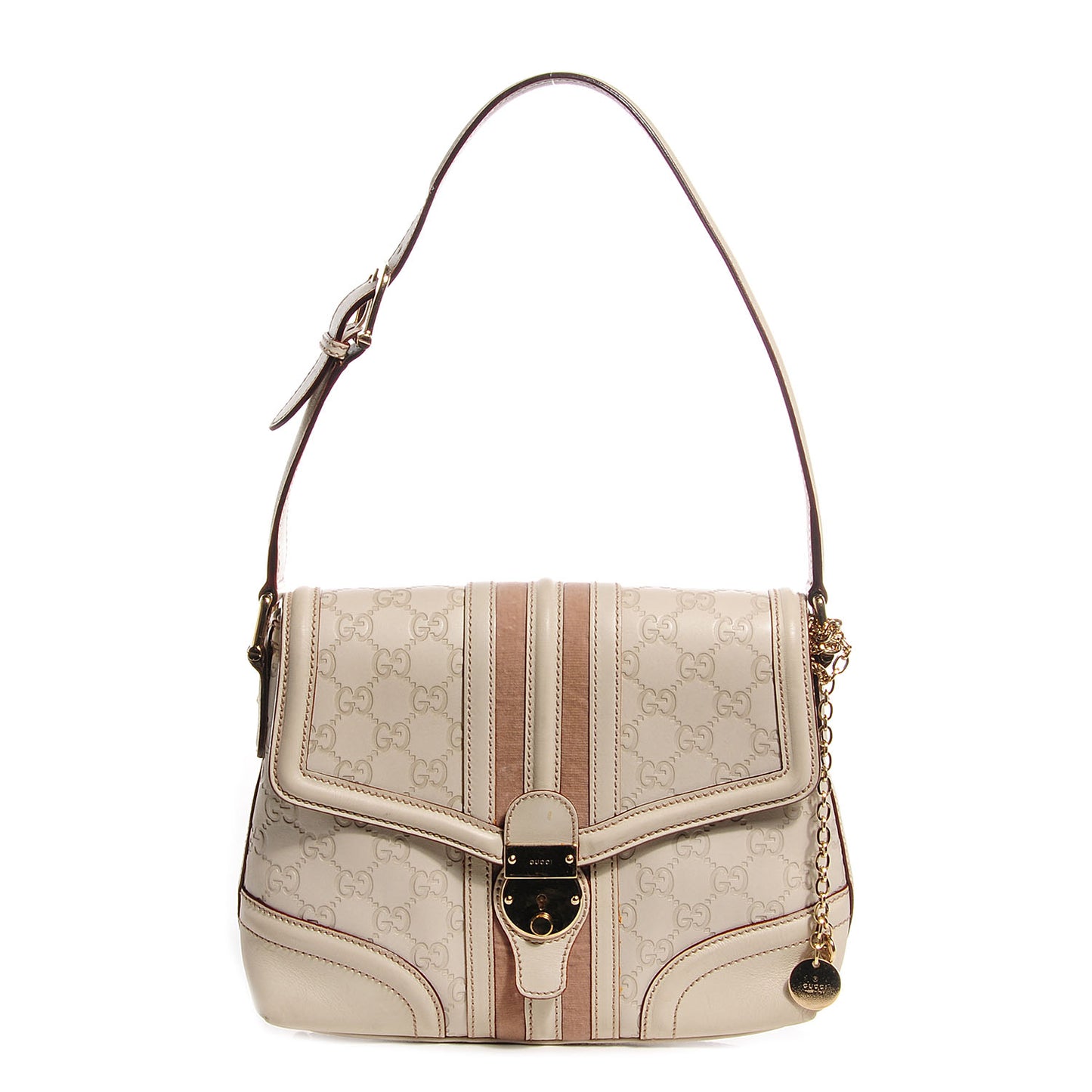 Guccissima Treasure Flap Off White