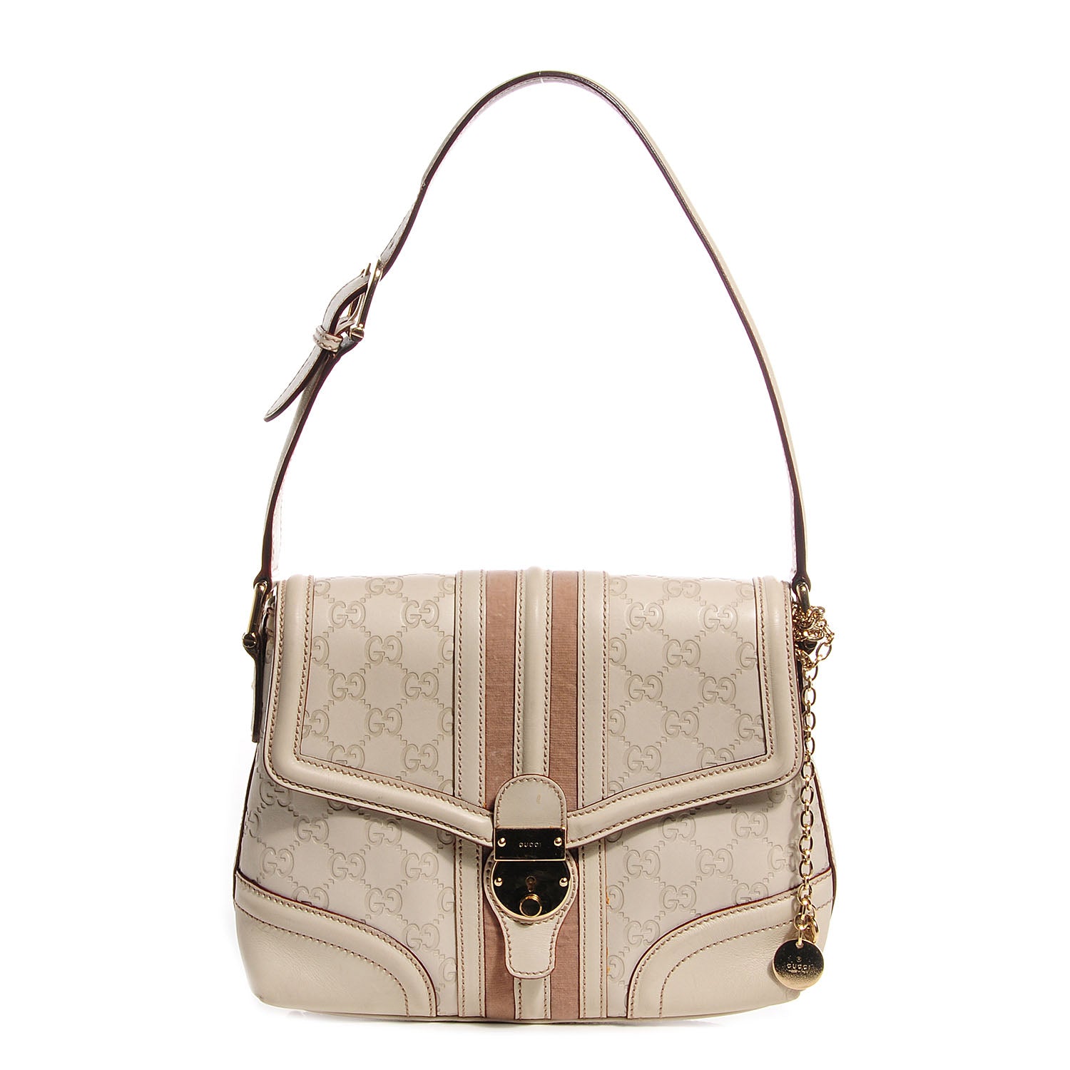 Gucci Guccissima Treasure Flap Off White 1 of 7