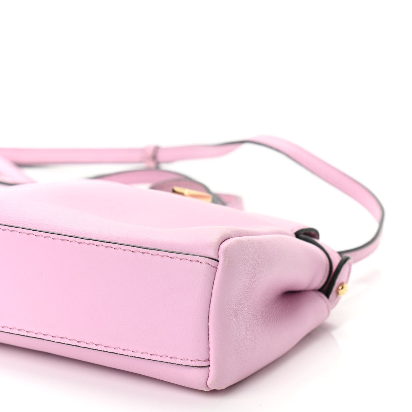 Shiny Nappa Micro Peekaboo Iconic Satchel Lavanda