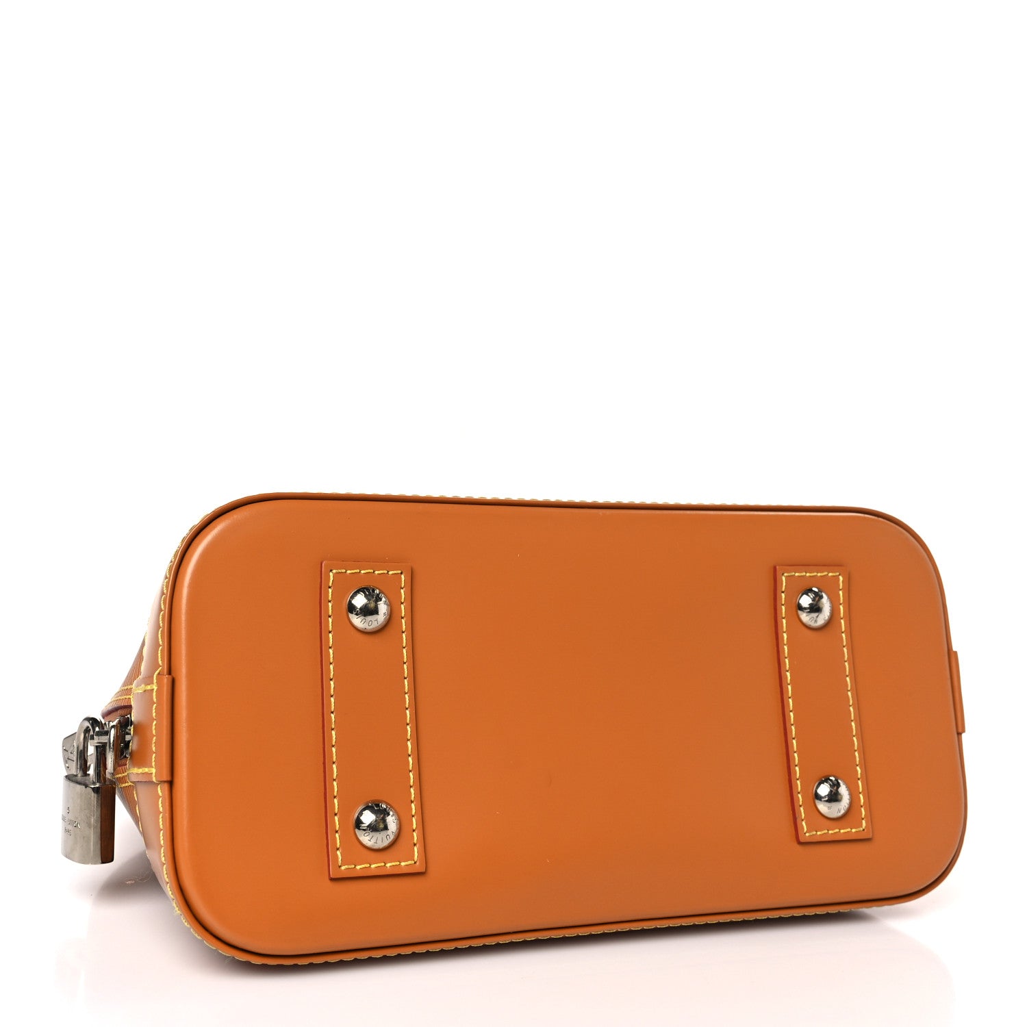 Louis Vuitton Epi Jacquard Alma BB Honey Gold 4 of 8