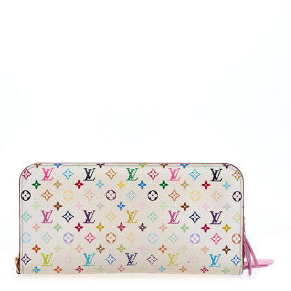 Louis Vuitton Monogram Multicolor Insolite Wallet White Litchi 1 of 6