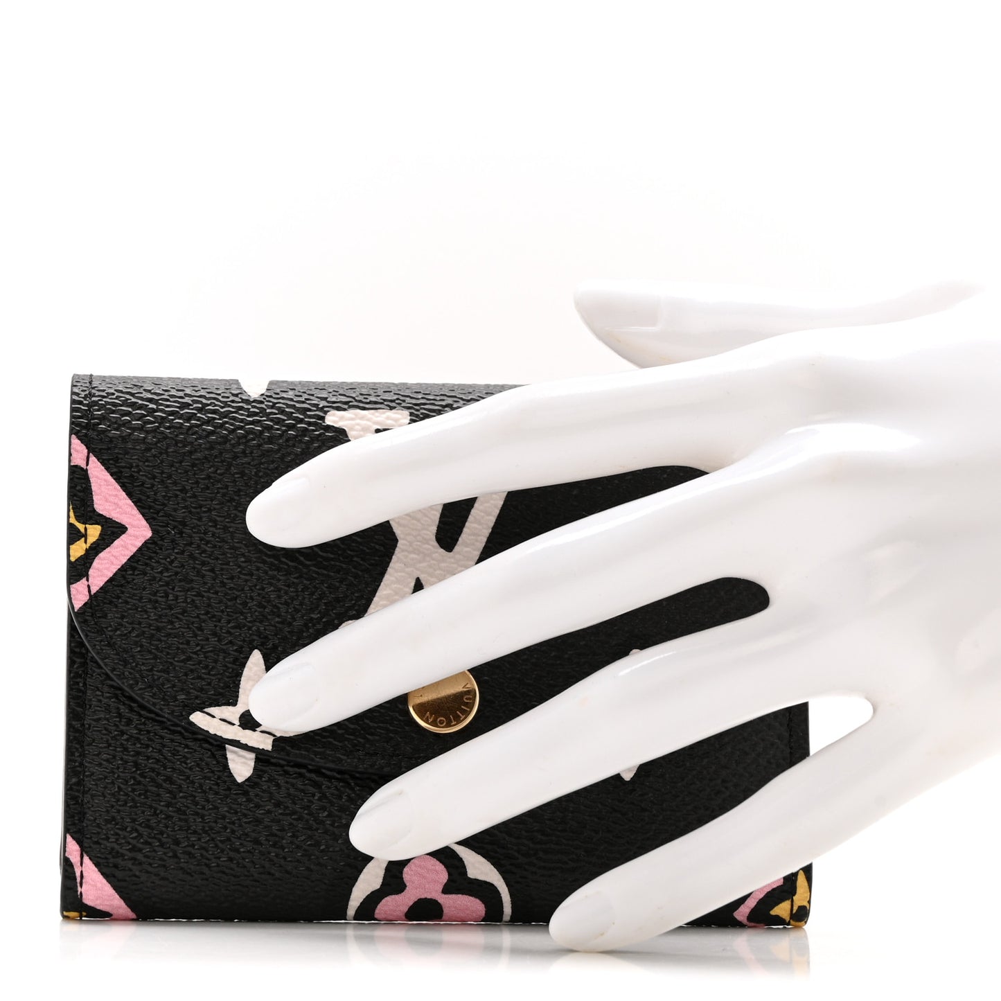 Monogram Giant Wild At Heart Rosalie Coin Purse Black