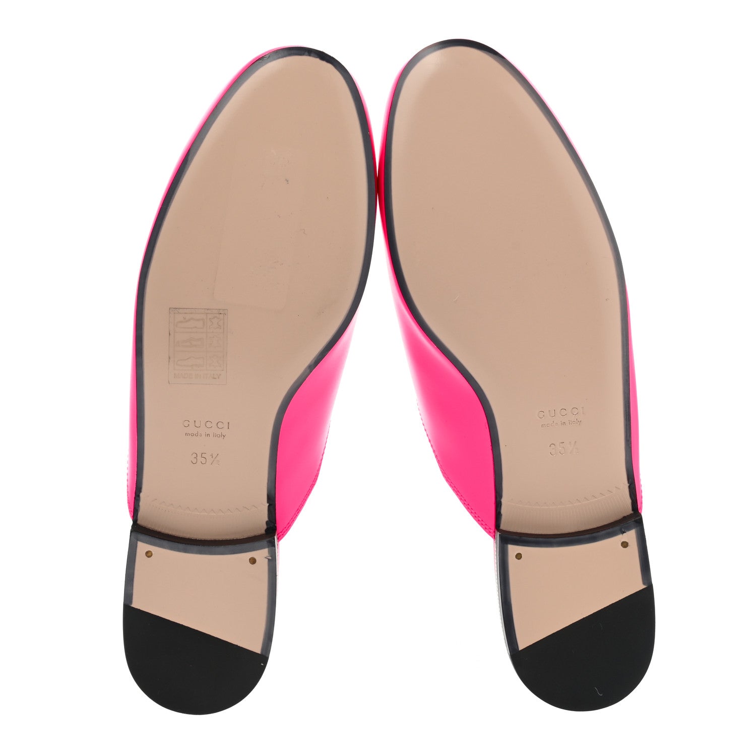 Gucci Calfskin Womens Princetown Slippers 35.5 Fuxia Fluo 5 of 15