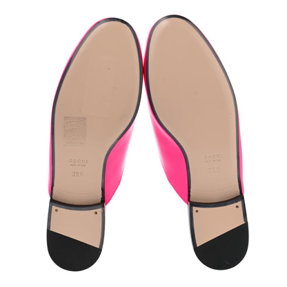 Gucci Calfskin Womens Princetown Slippers 35.5 Fuxia Fluo 5 of 15