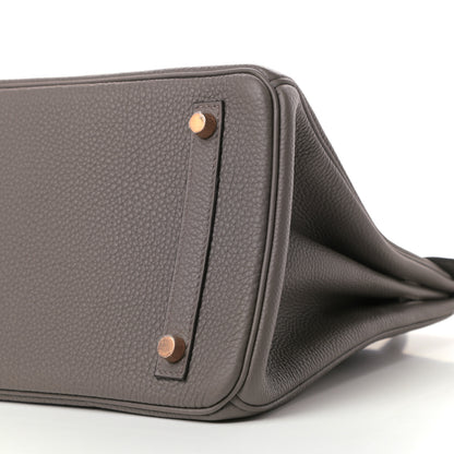 Hermes Togo Birkin 30 Etain 9 of 10