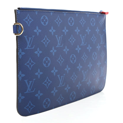 Louis Vuitton Monogram Cabas Light Pochette Pacific Blue 2 of 10