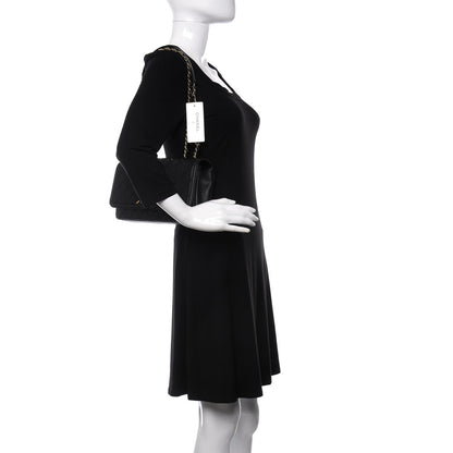 Chanel Caviar Quilted Medium CC Filigree Flap Black 2 of 11