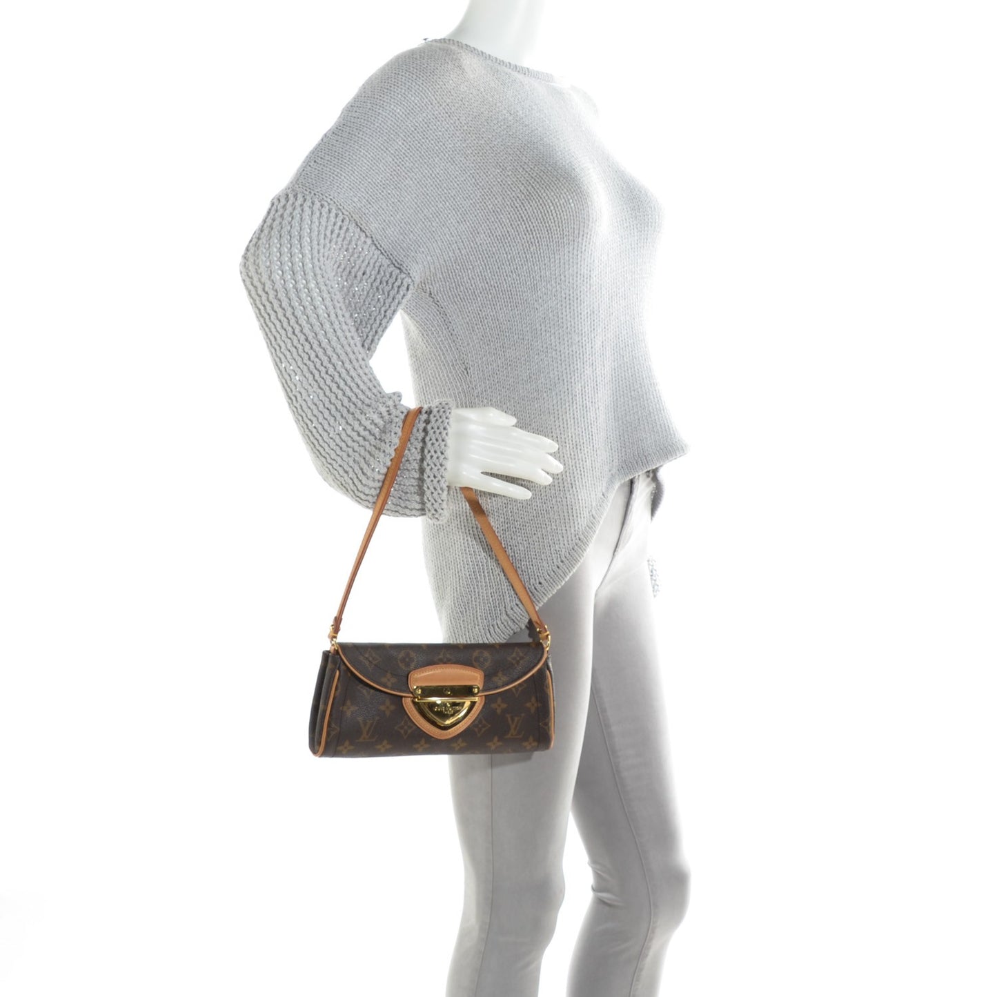 Monogram Beverly Clutch