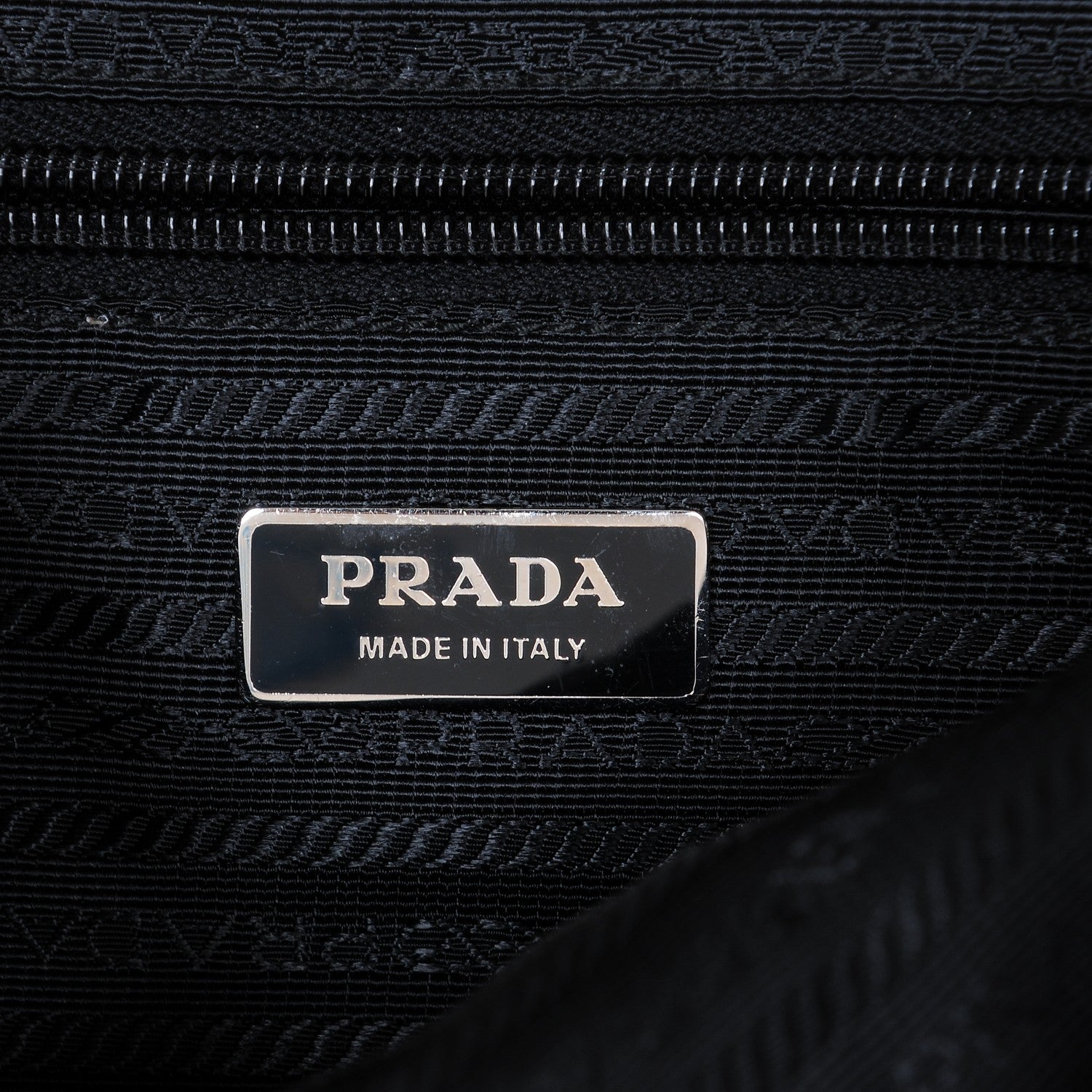 Prada Nylon Vela Single Buckle Backpack Black 6 of 6
